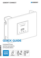 Geberit CONNECT Kurzanleitung