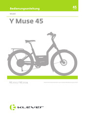 Klever Y Muse 45 Bedienungsanleitung