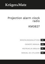 Kruger & Matz KM0827 Bedienungsanleitung