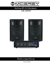 Mcgrey BP-210 Bedienungsanleitung