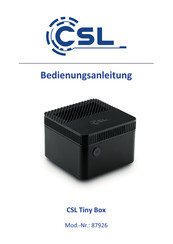 CSL Tiny Box Bedienungsanleitung