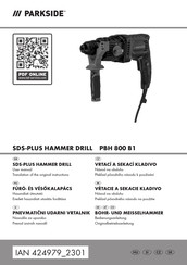 Parkside PBH 800 B1 Bedienungsanleitung