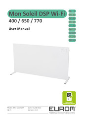 EUROM Mon Soleil DSP 770 Wi-Fi Bedienungsanleitung