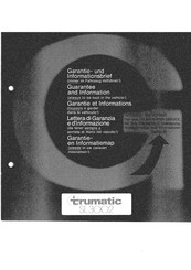 Trumatic SL3002 Bedienungsanleitung
