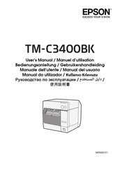 Epson TM-C3400BK Bedienungsanleitung