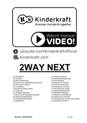 Kinderkraft 2WAY NEXT Bedienungsanleitung