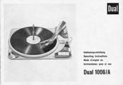 Dual 1006/A Bedienungsanleitung