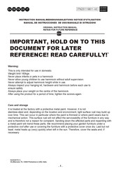 Tectake 404980 Bedienungsanleitung