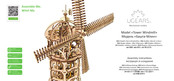 UGEARS Turm Windmühle Aufbauanleitung