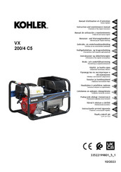 Kohler VX 200/4 C5 Benutzer- Und Wartungshandbuch