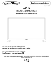 Reflexion LED2225 Bedienungsanleitung