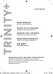 Nuface TRINITY+ Benutzerhandbuch