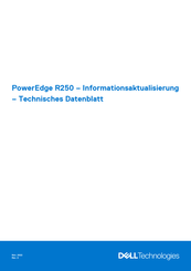 Dell EMC PowerEdge R250 Informationsaktualisierung