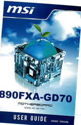 MSI 890FXA-GD70 Bedienungsanleitung