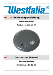 Westfalia 85 42 13 Bedienungsanleitung