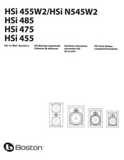 Boston HSi N545W2 Bedienungsanleitung
