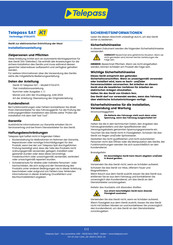 TELEPASS SAT K1 Installationsanleitung