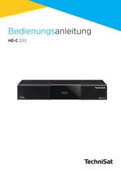 TechniSat HD-C 233 Bedienungsanleitung