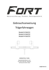 Fort YAA233 Gebrauchsanweisung