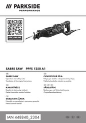 Parkside Performance PPFS 1250 A1 Bedienungs- Und Sicherheitshinweise