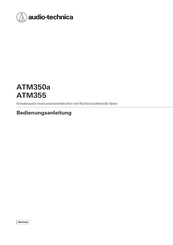 Audio-Technica ATM350a Bedienungsanleitung