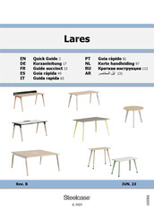 Steelcase Lares Desk Kurzanleitung