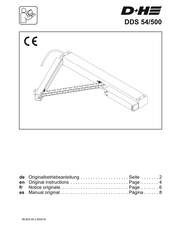 D+H DDS 54/500 Originalbetriebsanleitung