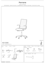Boconcept Ferrara 402-0080 Montageanleitung