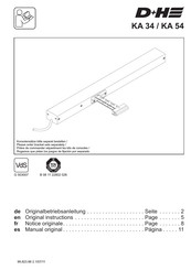 D+H KA 34 Originalbetriebsanleitung