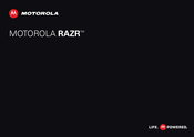 Motorola RAZR Bedienungsanleitung