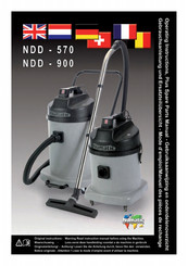 Numatic NDD 900 Gebrauchsanleitung