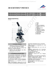 3B SCIENTIFIC PHYSICS 1005402 Bedienungsanleitung