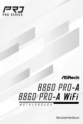ASROCK B860 PRO-A Benutzerhandbuch