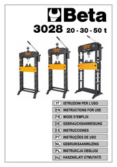 Beta 3028 Serie Gebrauchsanweisung