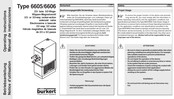bürkert 6606 Betriebsanleitung