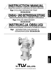 TLV DC3A Einbau- Und Betriebsanleitung