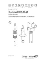 Endress+Hauser Condumax CLS15 Betriebsanleitung