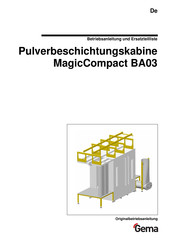 Gema MagicCompact BA03 Betriebsanleitung Und Ersatzteilliste