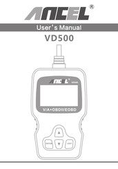 Ancel VD500 Bedienungsanleitung