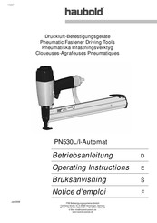 haubold PN530L/I-Automat Betriebsanleitung