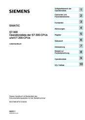 Siemens Simatic S7-300 Listenhandbuch