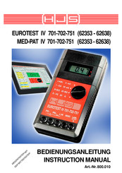 HJS EUROTEST IV 702 Bedienungsanleitung
