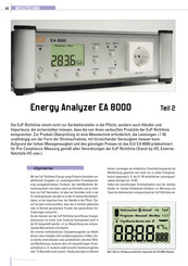 elv EA 8000 Bedienungsanleitung