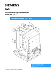 Siemens 3AK1 Betriebsanleitung