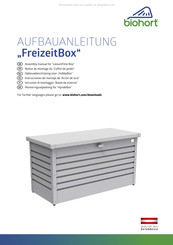 biohort Freizeitbox 100 Aufbauanleitung