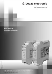 Leuze Electronic MSI-SR5B Originalbetriebsanleitung