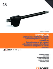 Roger Technology MONOS4/220 Bedienungsanleitung