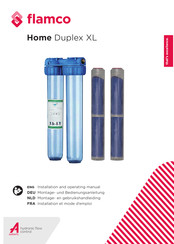 flamco Home XL Duplex Montage- Und Bedienungsanleitung