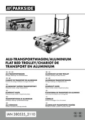 Parkside 380535 2110 Montage-, Bedienungs- Und Sicherheitshinweise
