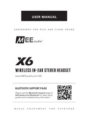 MEE AUDIO X6 Bedienungsanleitung